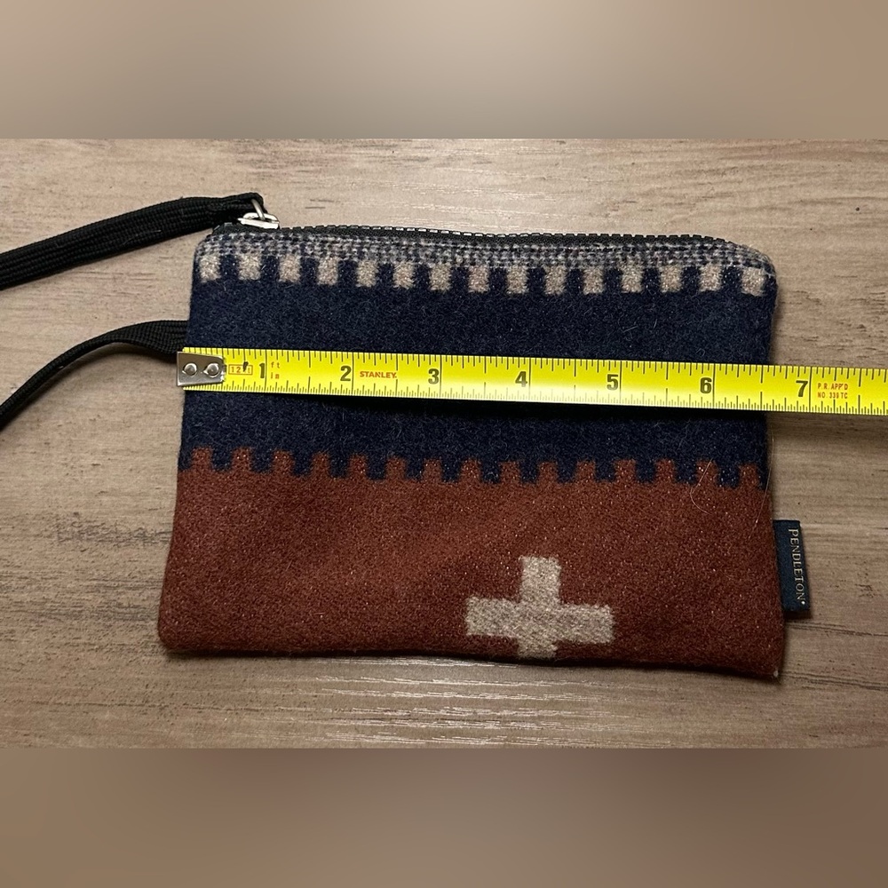 Pendleton Aztec Southwestern Pattern Wool Zip Wom… - image 6